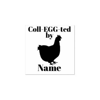 Kid's Egg Stamp - Rhode Island Red Hen