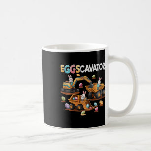 Kids Eggscavator Easter Egg Hunt Construction Truc Coffee Mug