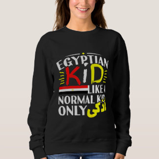 Kids Egyptian Kid Boys Girl Arabic Writing Egypt P Sweatshirt