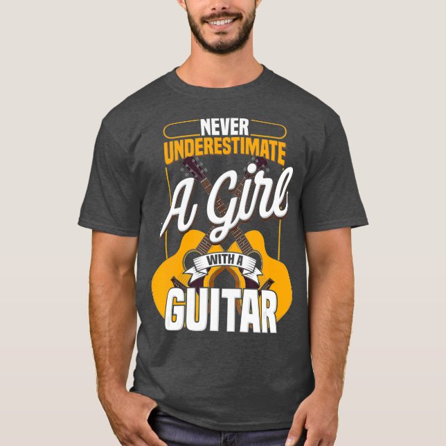 Kids Electric Musical Guitar Cute Youth T-Shirt (Front)