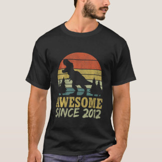 Kids Eleven saurus Birthday Boys Eleven Rex 2012 T-Shirt