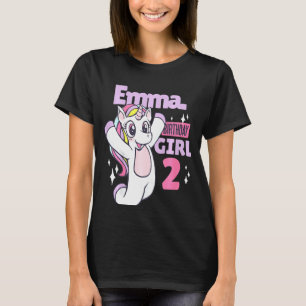 Kids Emma's Birthday For Her 2th Birthday T-Shirt