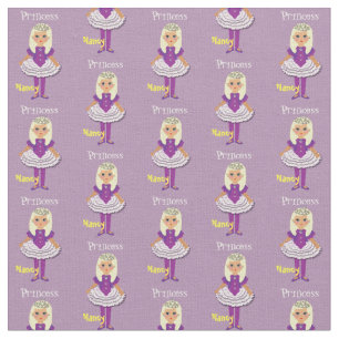 Kids Fairy Princess Personalised Whimsy Print Fabric