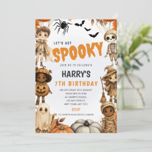 Kid's Fancy Dress Halloween Birthday Party Invite
