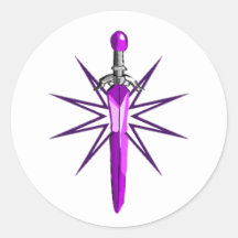  Kids Fantasy sword Sticker  