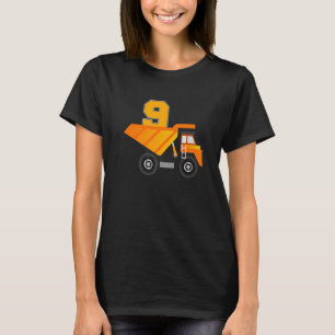 Kids Farm 9 Year Old Barnyard Boys 9th Birthday Cr T-Shirt