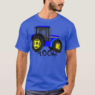 Kids Farmer Tractor Zoom Farming Boys Girls Youth T-Shirt