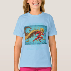 Kids Fashion Tshirt Bread Heroes Size Large Women