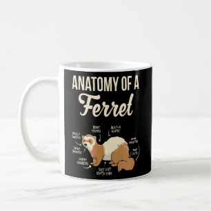 Kids Ferretferret Stuff Anatomy Of A Ferret  Coffee Mug