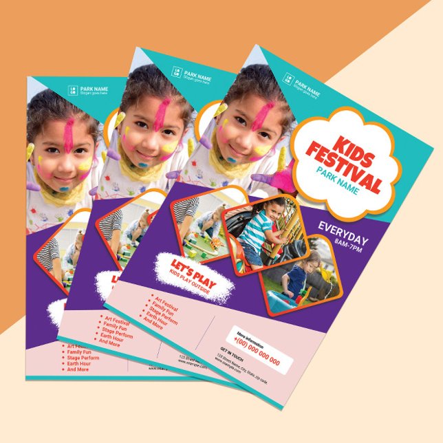 Kids Festival Flyer Template (Creator Uploaded)