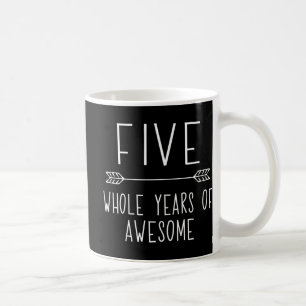 Kids Fifth Birthday Boy , 5 Year Old Birthday Boy  Coffee Mug