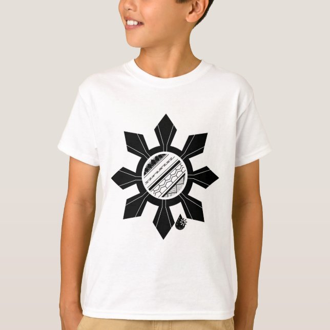 Kids’ Filipino Tribal Sun T-shirt (Front)