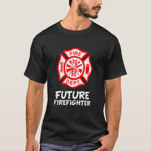 Kids Fire Department Fireman Symbol  Future Firefi T-Shirt