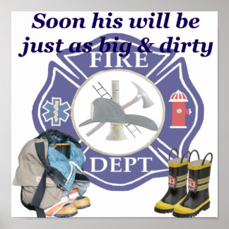 Kids Fire Dept Poster