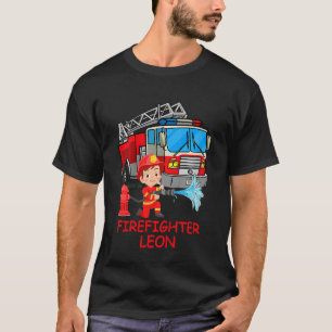 Kids Fire engine fire engine fire engine fireman L T-Shirt