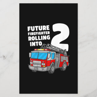 Kids Fire Truck 2nd Birthday 2 Boy Toddler Fire Flyer