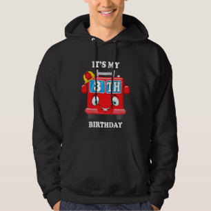 Kids Fire Truck 3 Year Old Firefighter For 3th Bir Hoodie