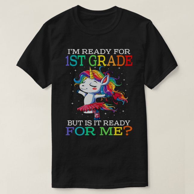 kids First Day Of 1st GRADE Shirt Back To School G (Design Front)