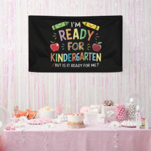 Kids First Day Of Kindergarten Fun Back To Schoo Banner