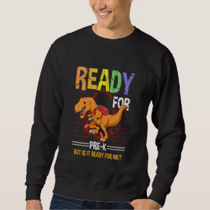 Kids First Day Of Pre-Kindergarten Toddler Boy Bac Sweatshirt