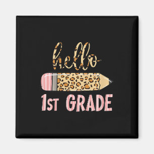 Kids First Day Of School Girls Back To School Hell Magnet