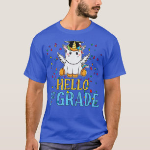 Kids First Day Of School Girls Back To School Unic T-Shirt
