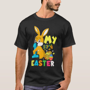 Kids First Happy Easter Day Bunny Egg Boys Girls K T-Shirt