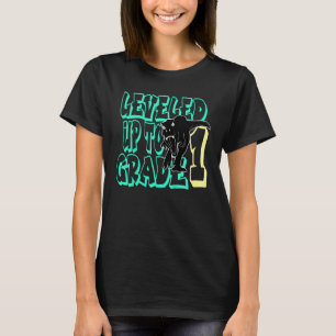 Kids First Last Day Kindergarten Levelled Up To 1s T-Shirt