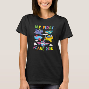 Kids First Time Flying My First Aeroplane Ride Boy T-Shirt