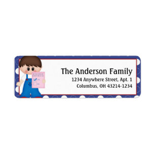Kid's First Valentine's Day Address Labels d7