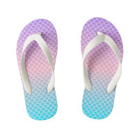 Kids Flip Flops-Mermaid Kid's Flip Flops