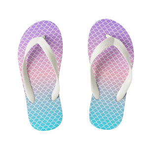 Kids Flip Flops-Mermaid Kid's Thongs