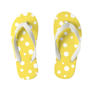 Kids Flip Flops-Polka Dots Kid's Thongs