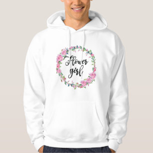 Kids Flower Girl Wedding Matching Bridal Party Hoodie