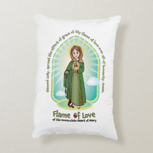 Kids FOL Mama Mary Icon + Unity Prayer Accent Pill Decorative Cushion