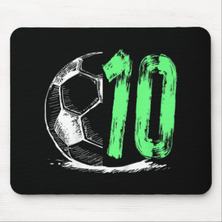 Kids Football 10 years old boy birthday party  Mouse Pad