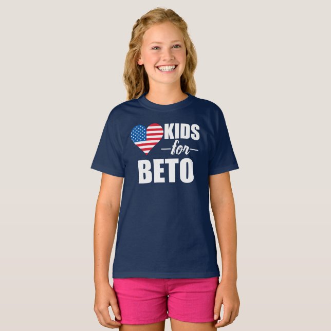 Kids for Beto O'Rourke Texas Children's T-Shirt (Front Full)