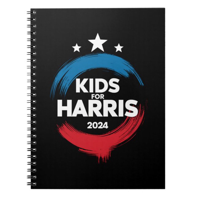 Kids For Harris President Kids Love Kamala Harris Notebook (Front)