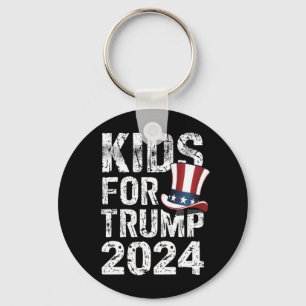 Kids For Trump USA Election 2024 Key Ring