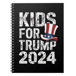 Kids For Trump USA Election 2024 Notebook