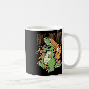 Kids Fore Squad T-rex Dinosaur Golf Player Graphic Coffee Mug