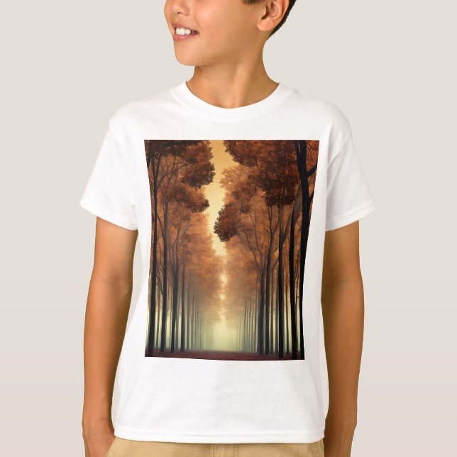 Kids Forest Tree Logo T-Shirt | Nature Adventure T (Front)