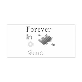 Kids Forever In Our Hearts Self-inking Stamp
