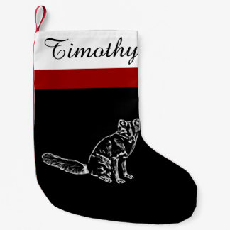 Kids Fox Christmas Stocking with Customisable Name