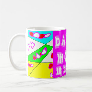Kids fun colourful design animals coffee mug