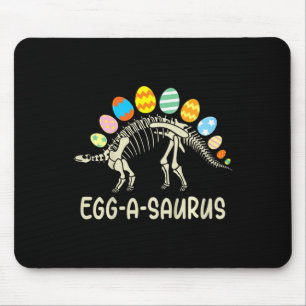 Kids Fun Eggasaurus Dinosaur Easter Egg Hunt Kids Mouse Pad