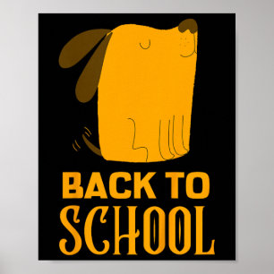 Kids Funny Back To School Outfits For Girls Back T Poster