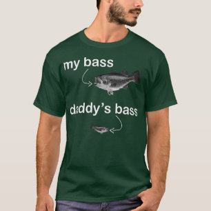 Kids Funny Bass Fishing for Boys or Girls Kids M T-Shirt