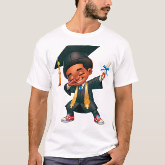 Kids Funny Boys Grad Gifts Dabbing Graduation Clas T-Shirt