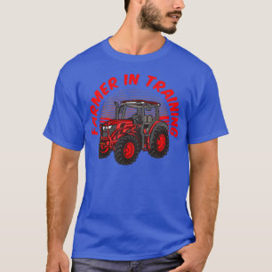 Kids Funny Future Farmer In Training Tractor Farmi T-Shirt